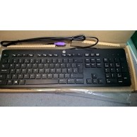 HP Business Quality PS2 Black Slim Keyboard  KB-1469. Boxed Unused PN:803180-031 UK QWERTY