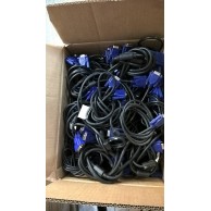 Job Lot Bundle of 50 x VGA Monitor Cables Male to Male 15 pin inc VAT