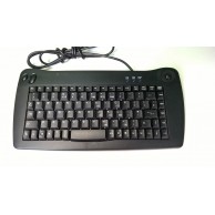 Accuratus 5010 USB Mini Keyboard with Trackball Mouse KYBAC5010 USBBLK