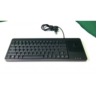Perixx Periboard-314 Backlit (Blue) Keyboard with Trackball UK Wired USB TK514U