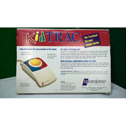 KidTRAC Large PrecisionGround Trackball Ambidextrous Use All