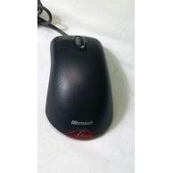 Genuine Microsoft X802382 Black Optical USB 1.1A Wired 3 Button Scroll Wheel Mouse PS/2 Compatible 