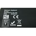 Man and Machine Medical Grade UK Keyboard with Trackpad USB Wired